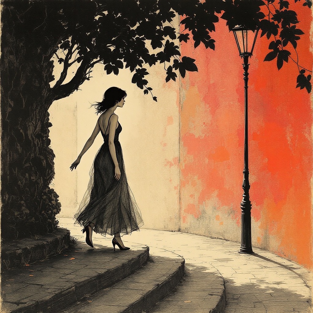 Sample image in the Stumped Crayon Contour style