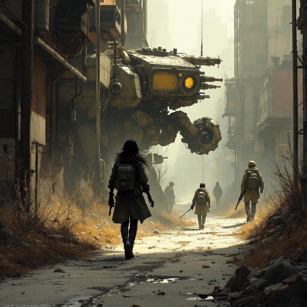 Sample image in the DieselPunk style