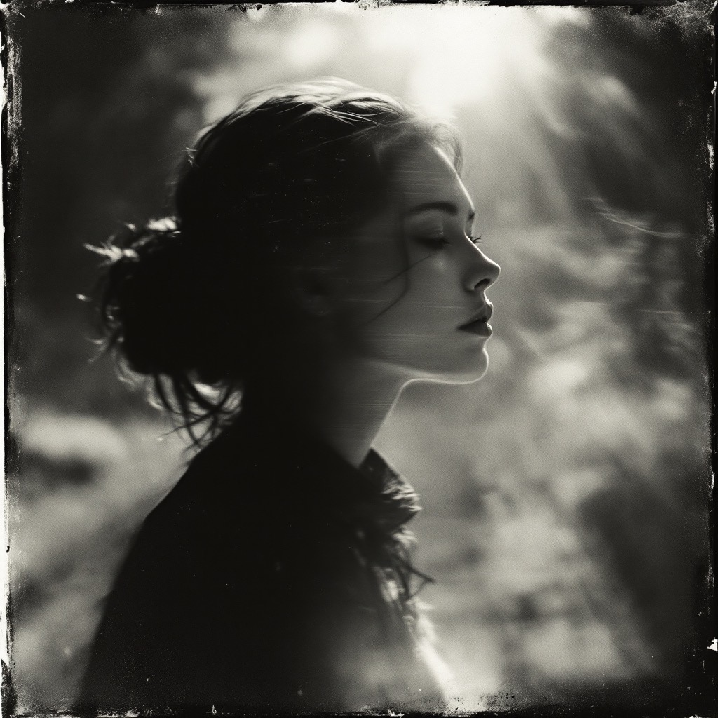 Sample image in the Scratched Silver Plate style