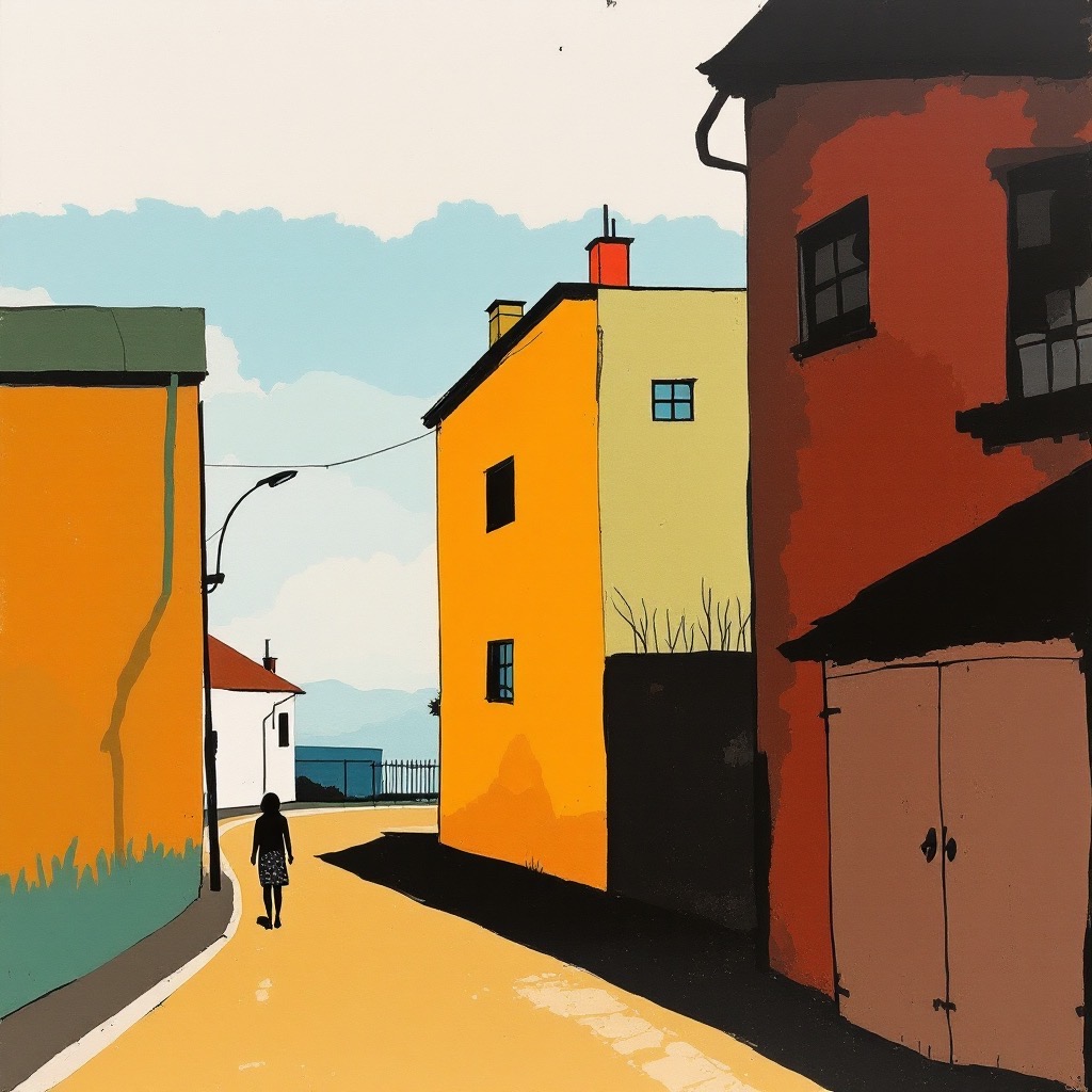 Sample image in the Scissored Gouache Scrawl style