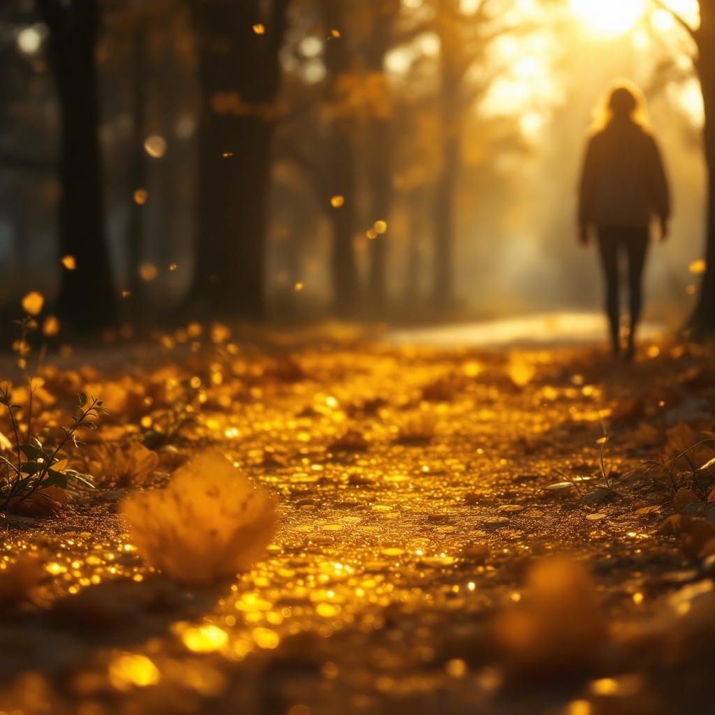 Sample image in the Honeycomb Amber Overlay style