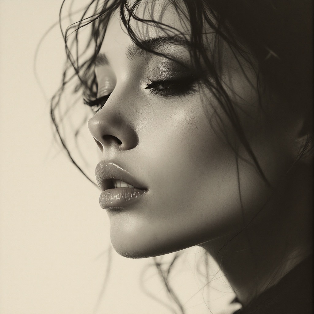 Sample image in the Ivory Graphite Tint style