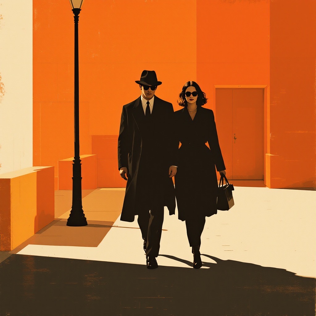 Sample image in the Flat-Plane Noir Poster style