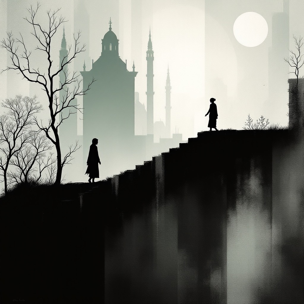 Sample image in the Chalk Veil Overlap style