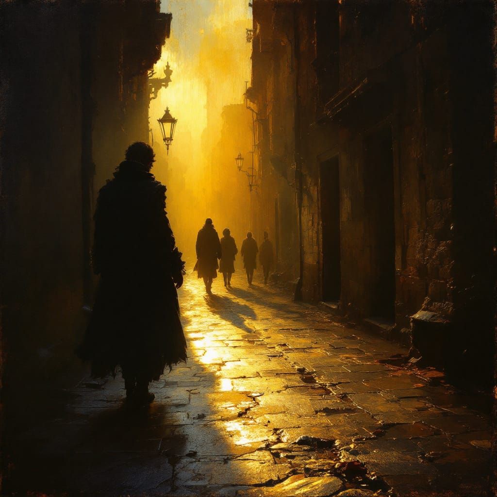 Sample image in the Smoldering Dissolve style