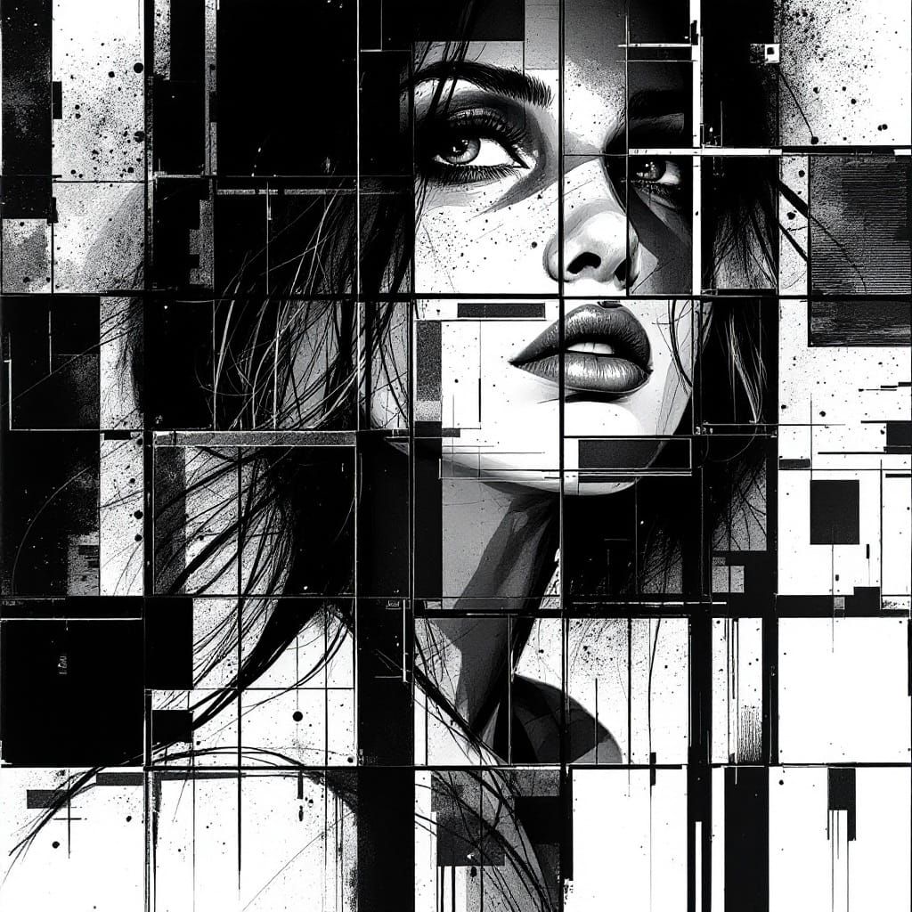 Sample image in the Fragmentique style