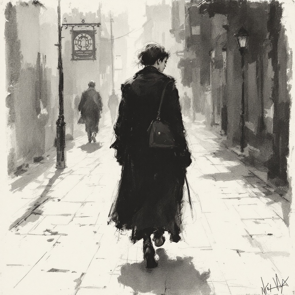 Sample image in the Smudged Atelier Charcoal style