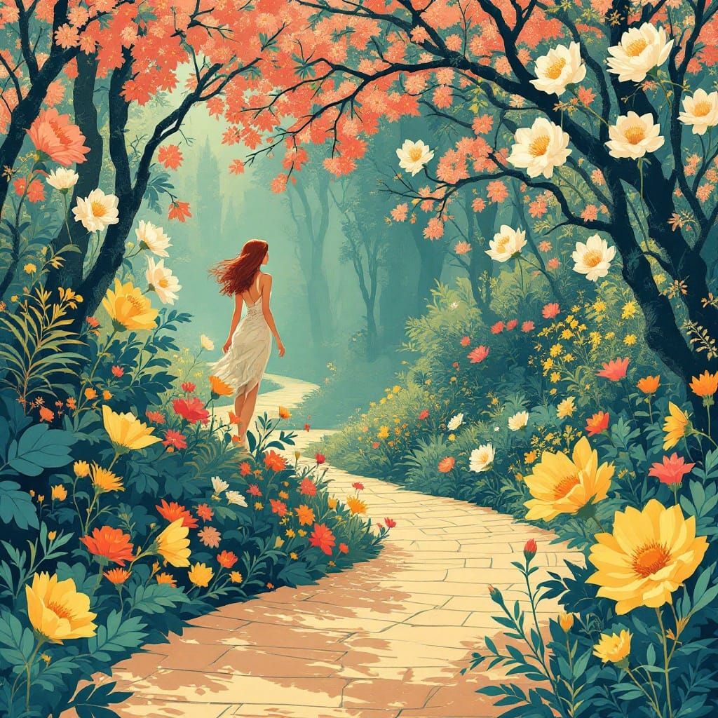 Sample image in the Floravector style