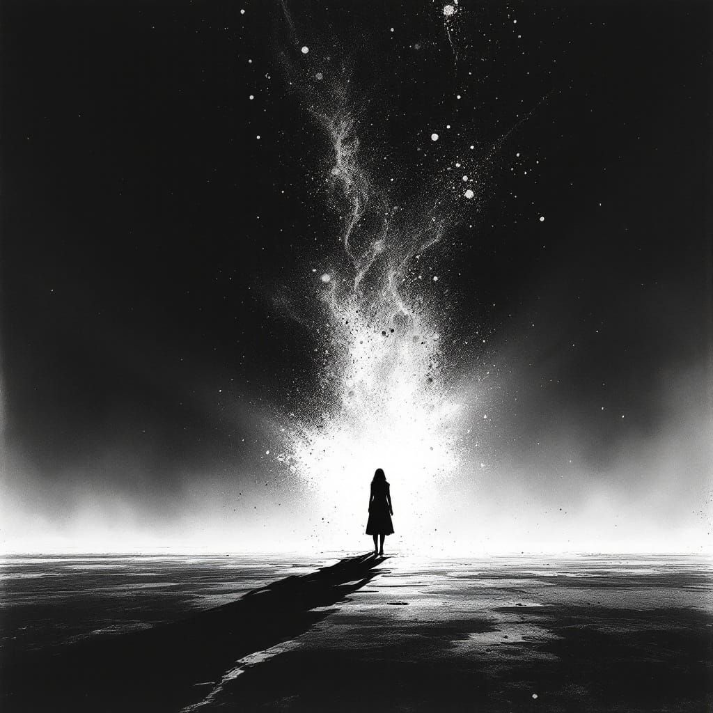Sample image in the Explosive Noir Expressionism style
