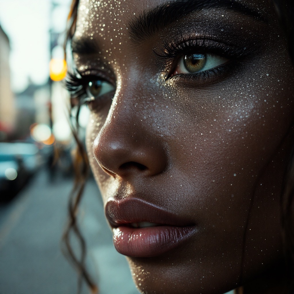 Sample image in the Pore-Sharp Beaded Veil style