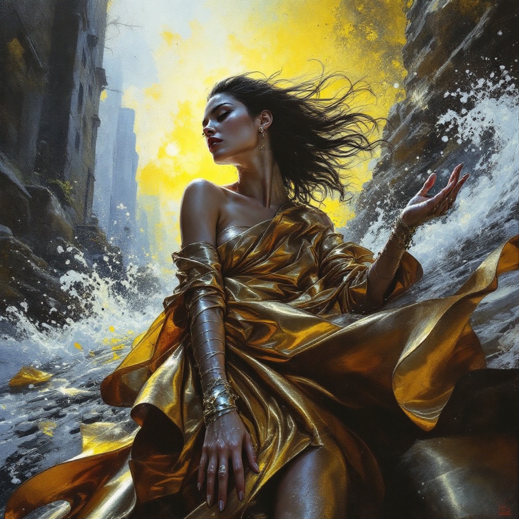Sample image in the Dramatic Chiaroscuro Polish style