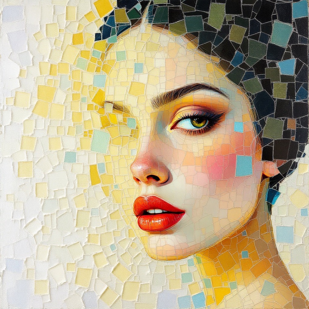 Sample image in the Pearl Knife Mosaic style