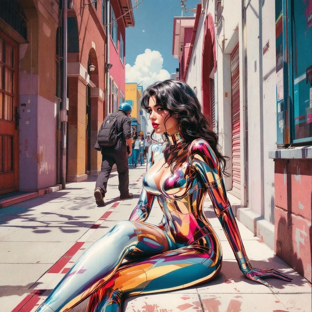 Sample image in the Glossy Dimensional Illustration style