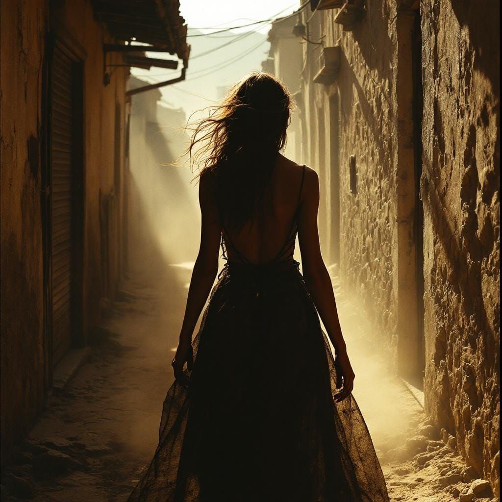 Sample image in the Spaghetti Western style
