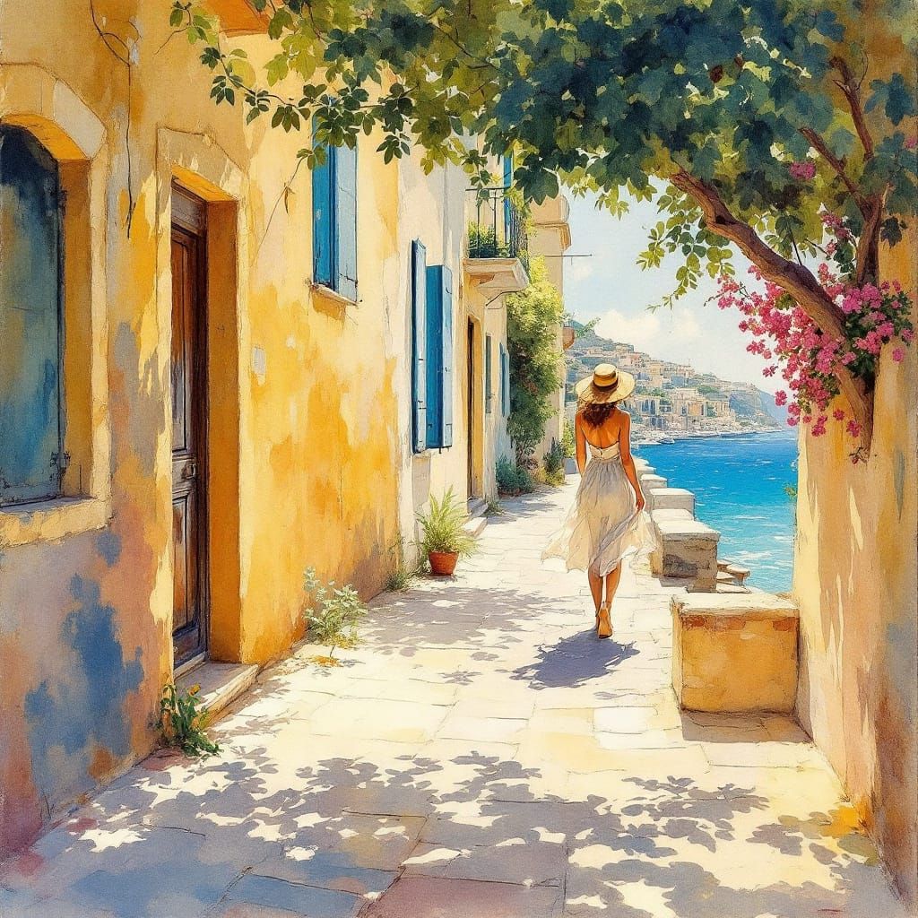 Sample image in the Adriatic Wash style