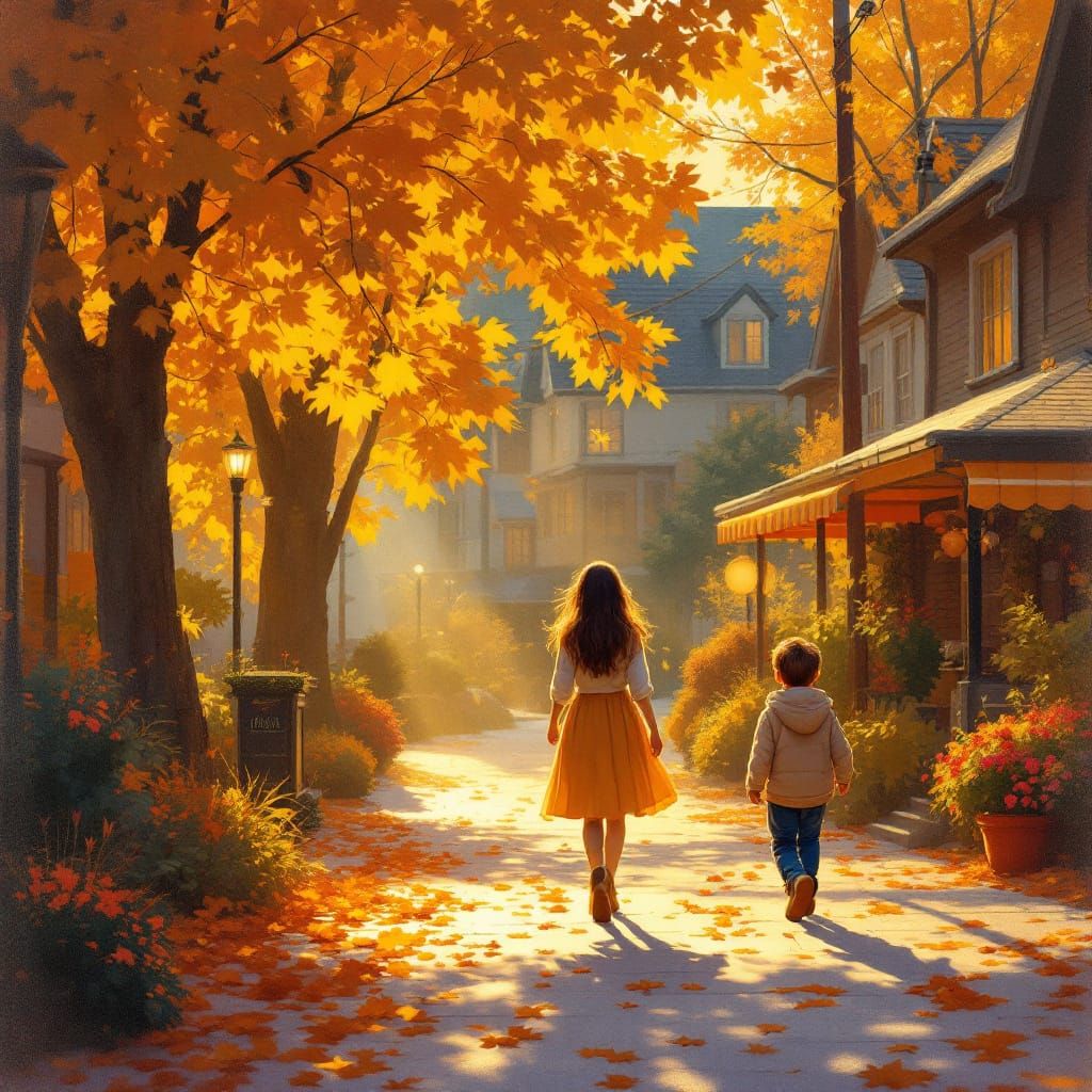 Sample image in the Halloween:Rockwell style
