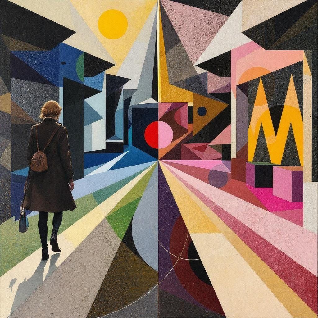 Sample image in the GeometricFae style