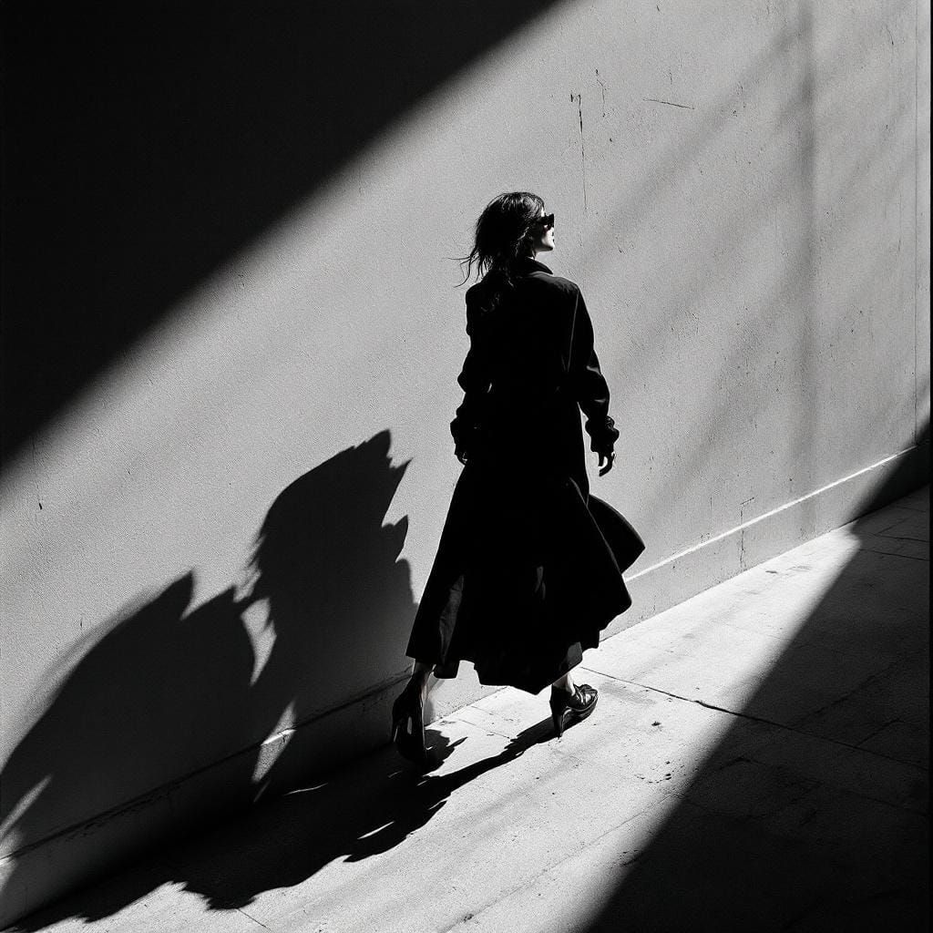 Sample image in the NoirFashion style