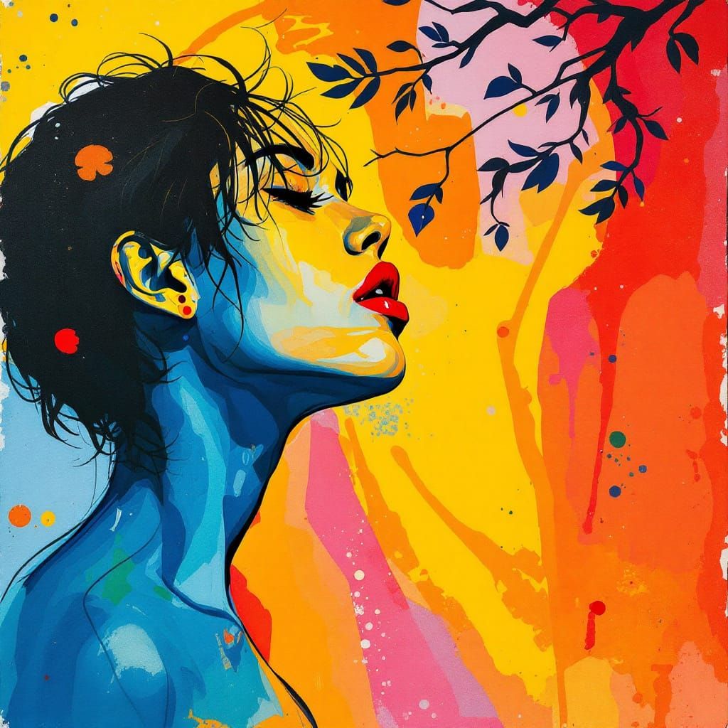 Sample image in the Watercolor Expressionism style