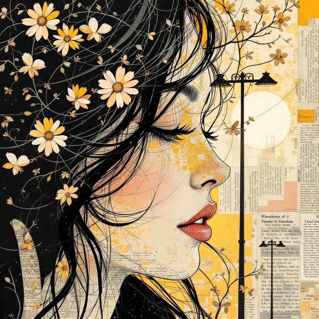 Sample image in the OrganicCollage style