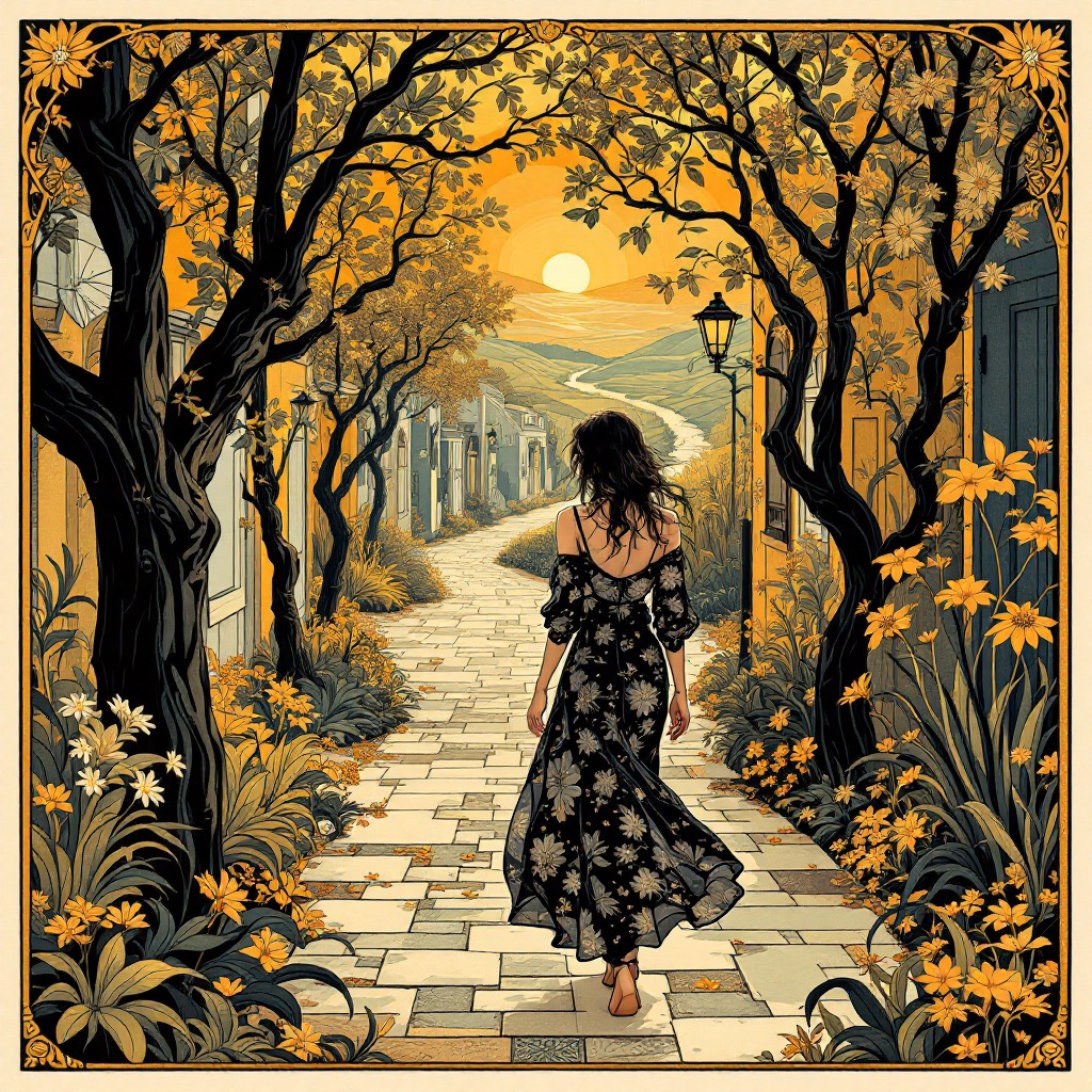 Sample image in the NouveauGraphic style