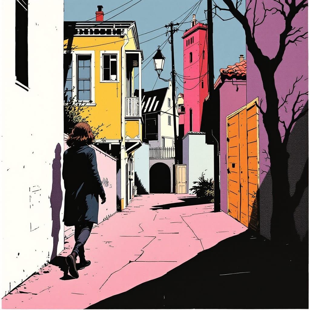 Sample image in the Ligne-Noir style