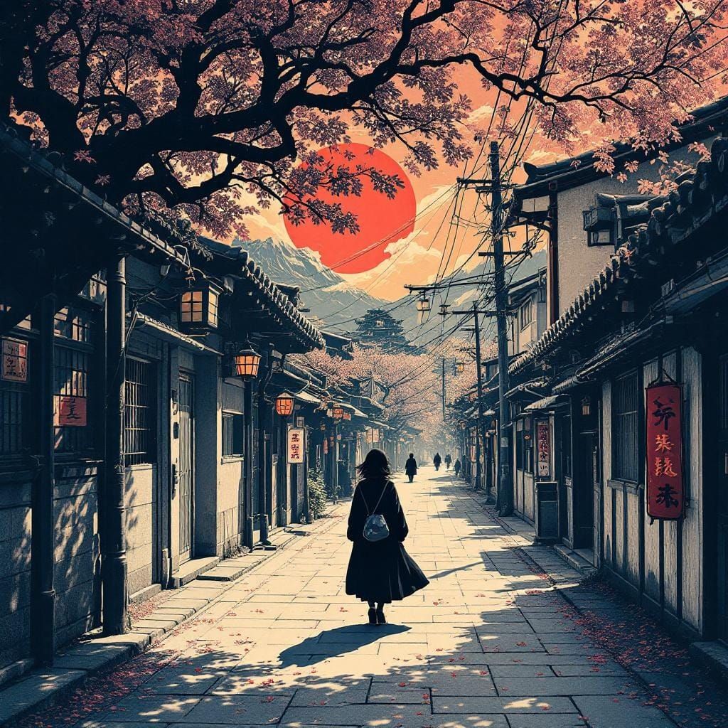 Sample image in the NeoUkiyo style