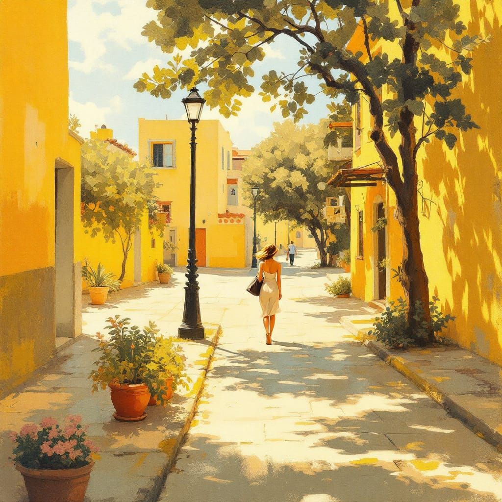 Sample image in the Radiant Ochre Luminism style