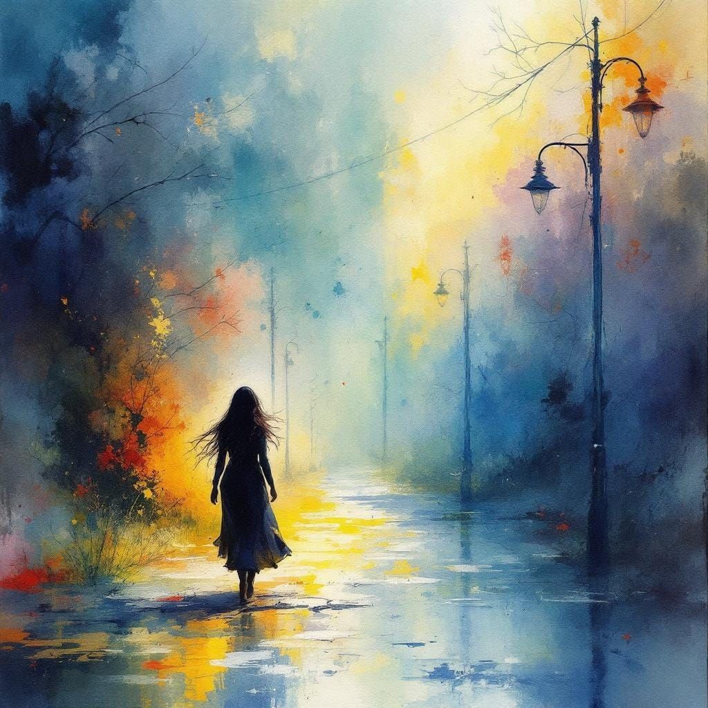 Sample image in the LuminousFlow style