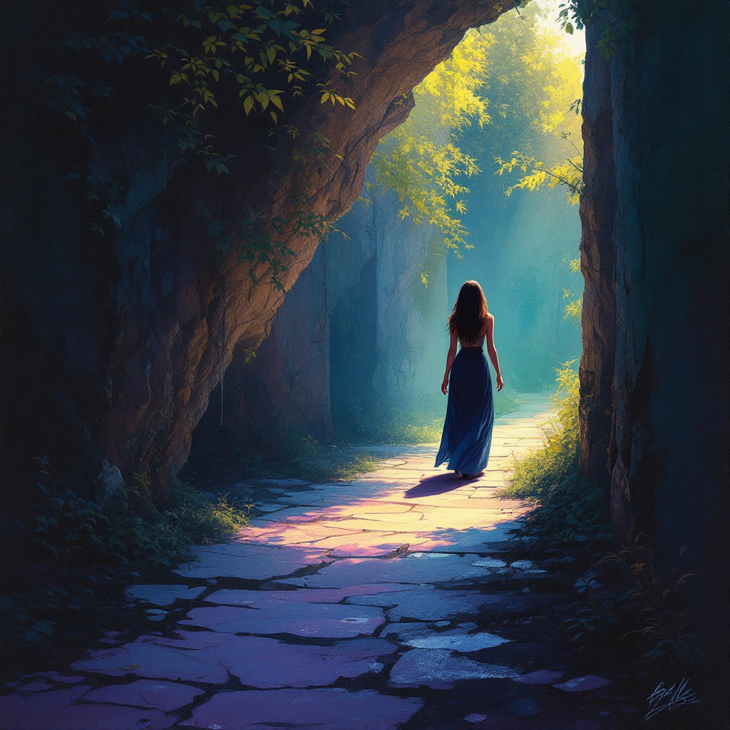 Sample image in the Textured Gradient Silhouette style