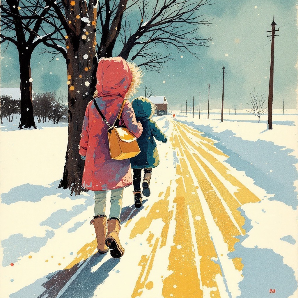 Sample image in the Tidemark Gouache Dropout style