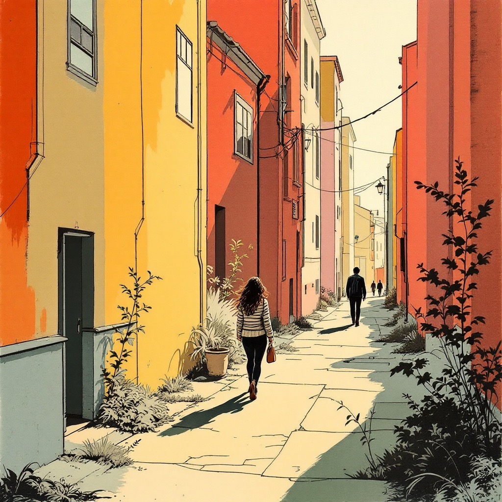 Sample image in the Rosewash Inked Gouache style