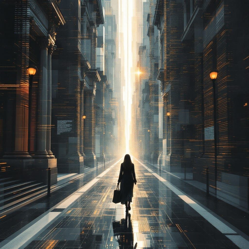 Sample image in the MichaelX style