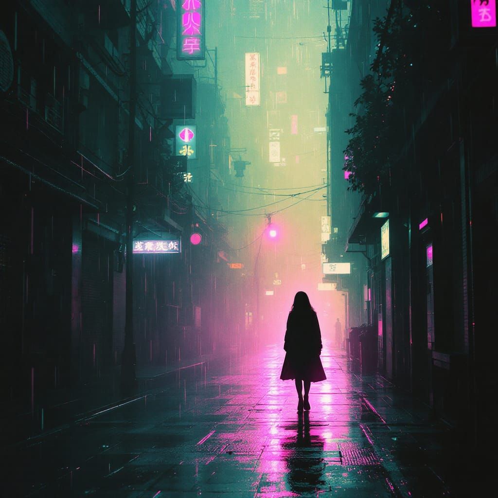 Sample image in the Neo-Edo Neon style
