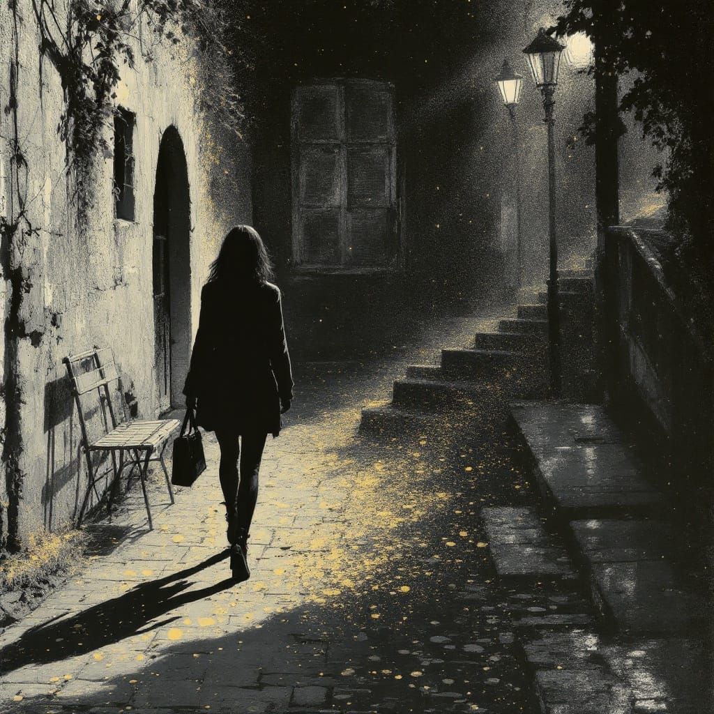 Sample image in the Charcosia style