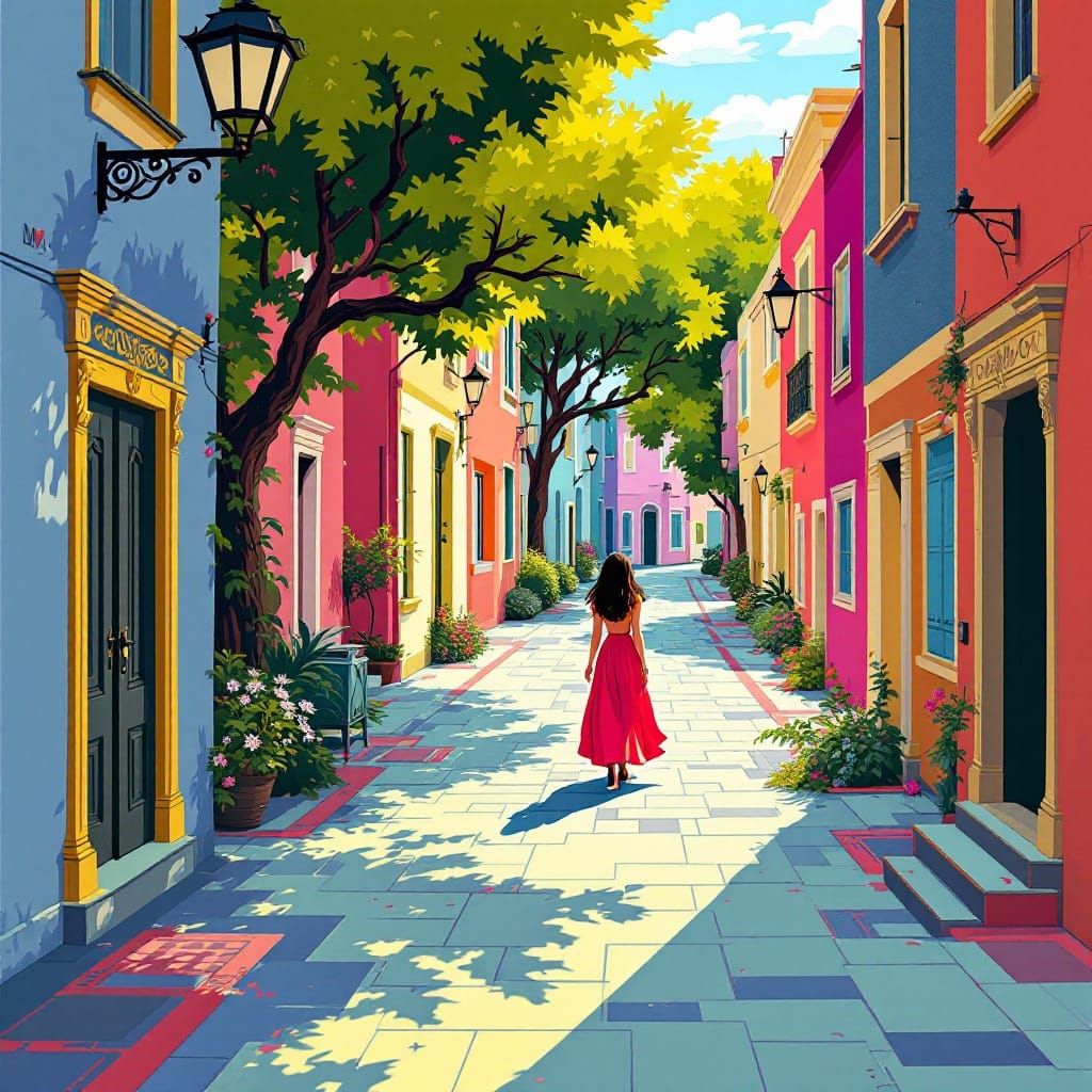 Sample image in the Popoque style