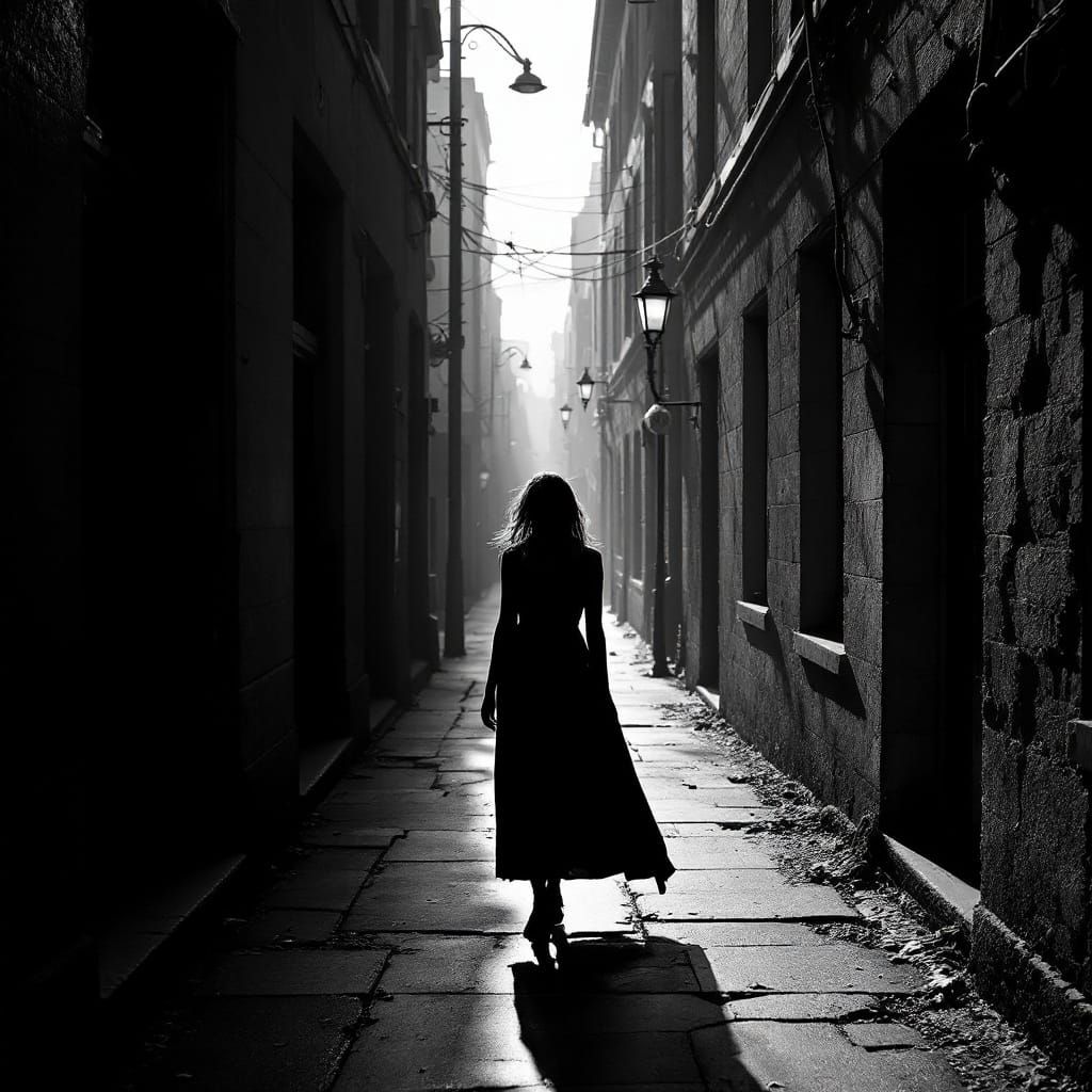 Sample image in the Platinum Noir Elegance style