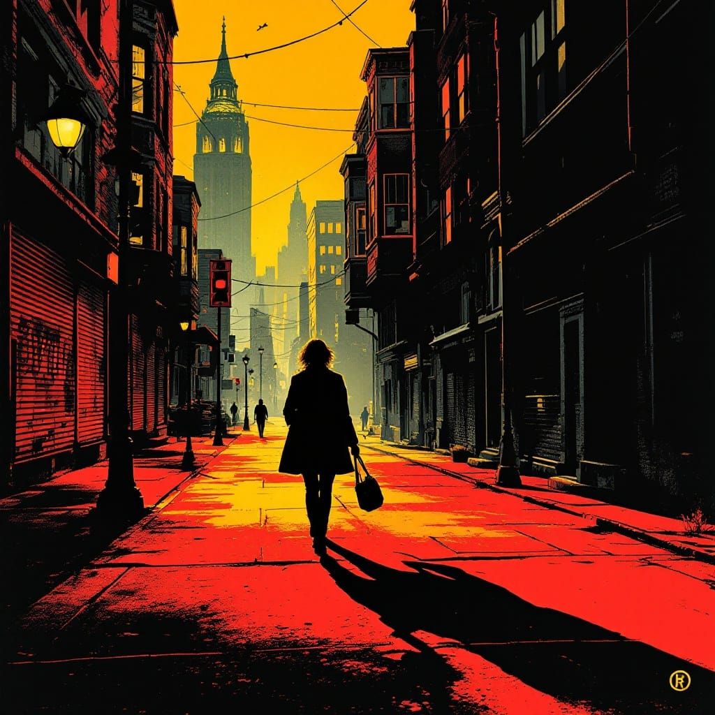 Sample image in the Noirscreen style