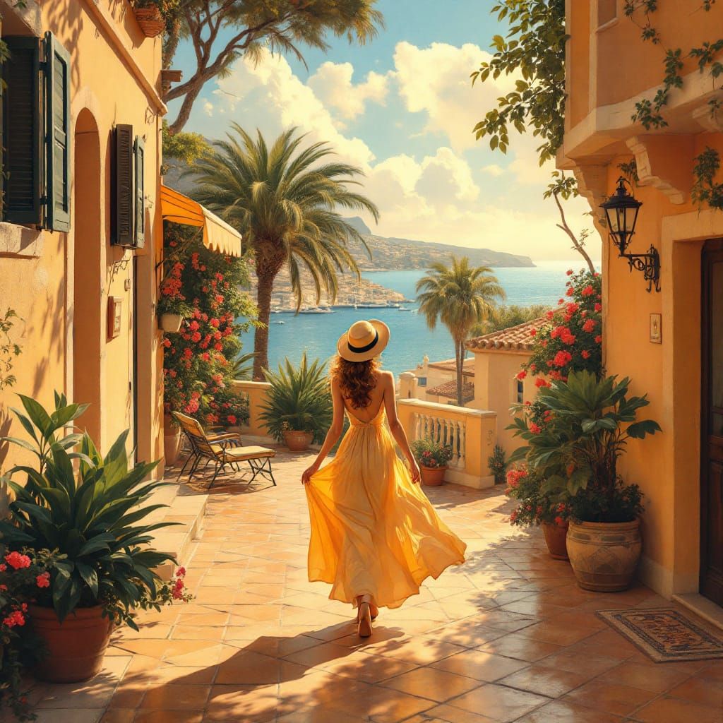 Sample image in the Fodor's Golden Glamour Impressionism style