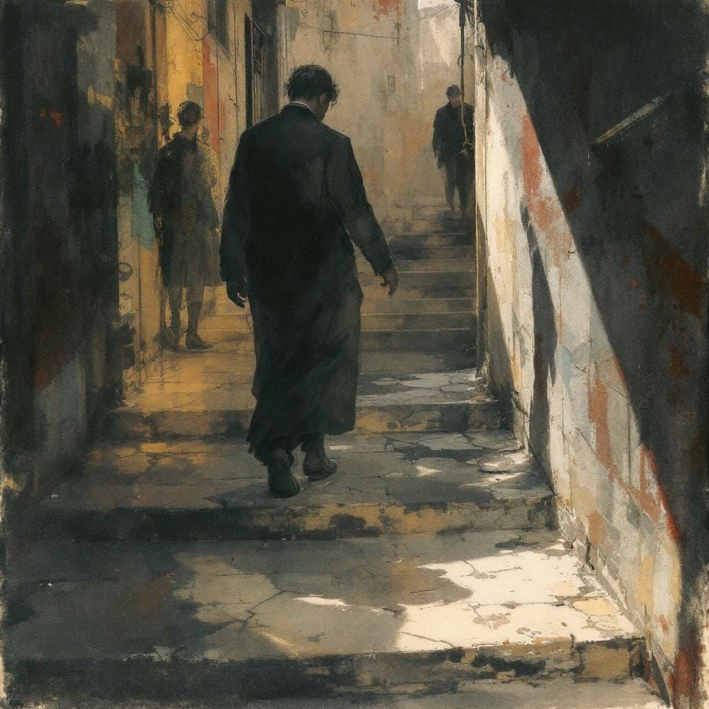 Sample image in the Clinoir style