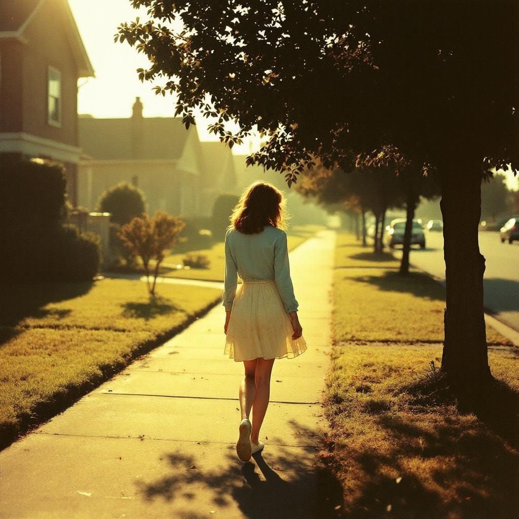 Sample image in the GoldenSuburban style