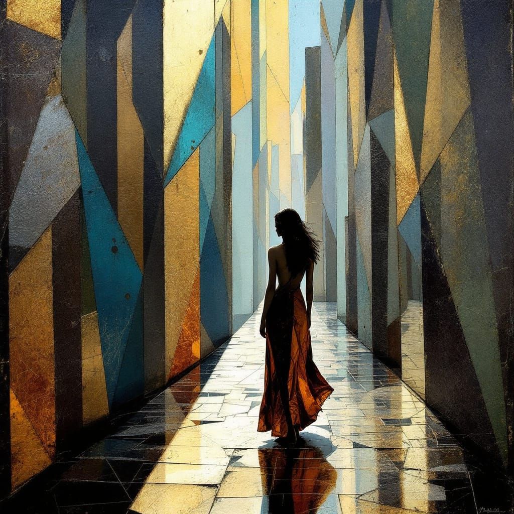 Sample image in the Weathered Geometry style