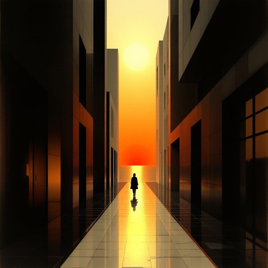 Sample image in the Enigmatic Radiant Minimalism style
