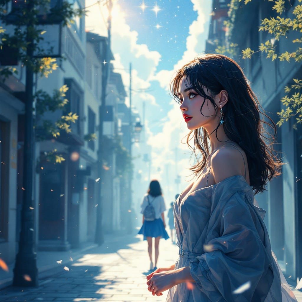 Sample image in the Luminanime style