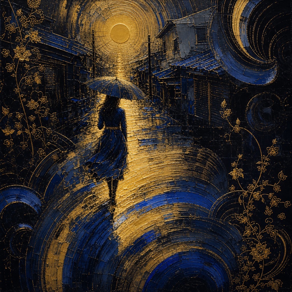 The Trowelled Gilt Pulse style rendered with gpt-image-2-low