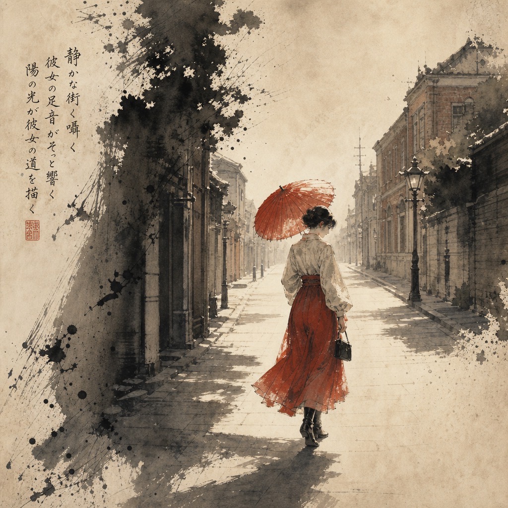 The Spattered Sumi Lacquer style rendered with gpt-image-2-low