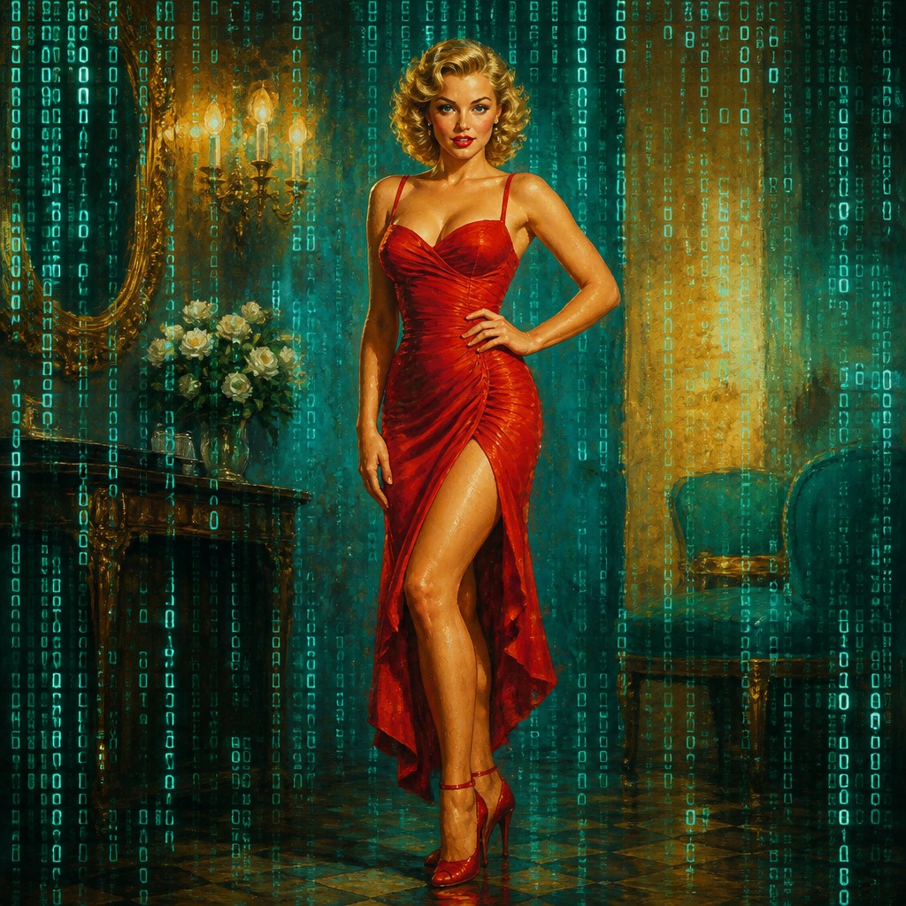 The Matrix style rendered with gpt-image-2-low