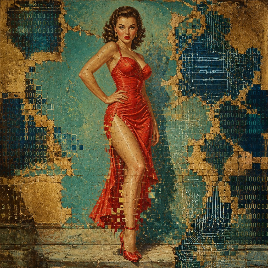 The Corrupted Fresco style rendered with gpt-image-2-low
