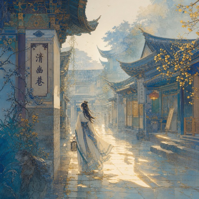 The Porcelain Wuxia Gongbi style rendered with GPT-Image-2