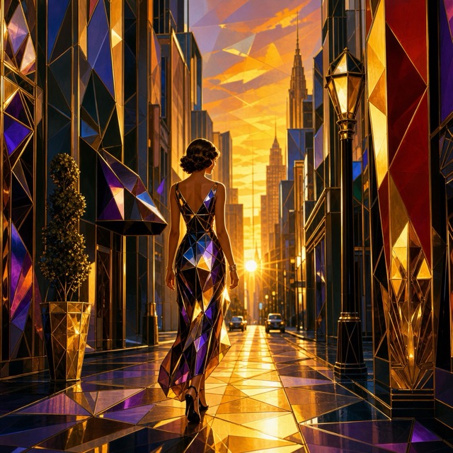 The Deco-Crystalline style rendered with GPT-Image-2